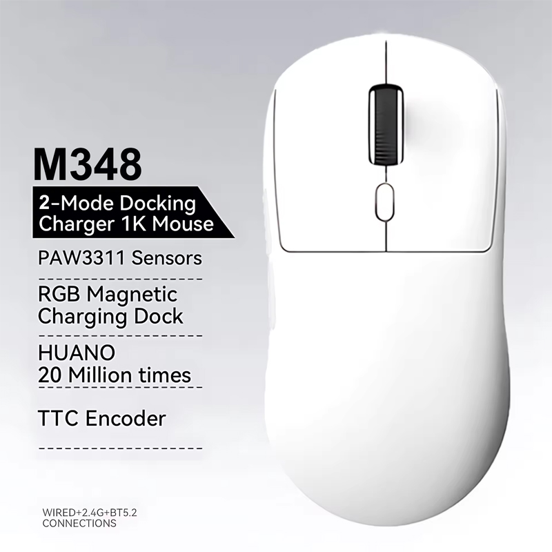 Gaming Console Ipad - M348 2,4G kabellose Maus, wiederaufladbar, 500