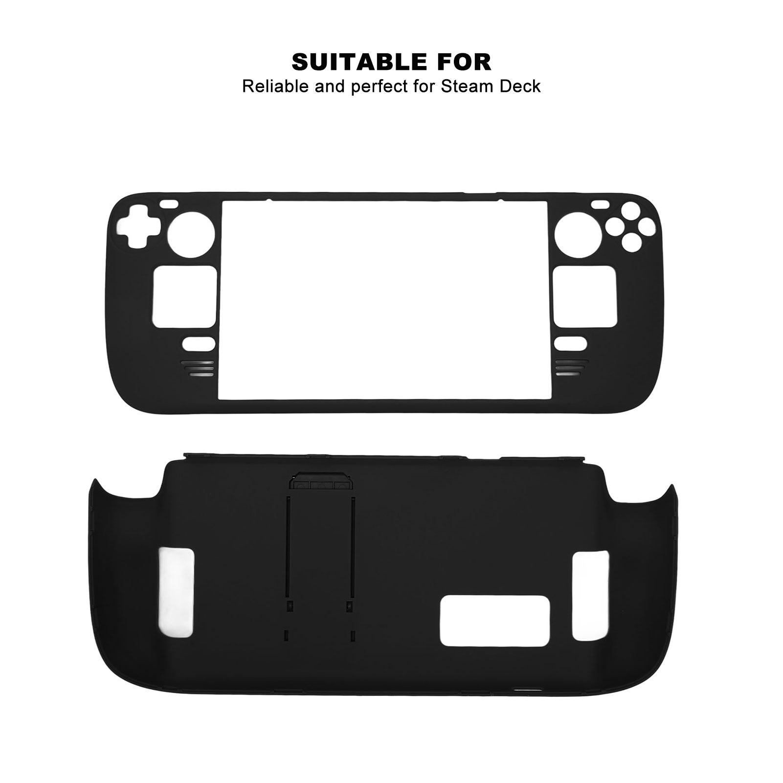Console Gaming Steam - Universelle Kickstand-Hülle, freihändig, vollständiger Schutz, Anti-Fingerabdruck-Schutzhülle