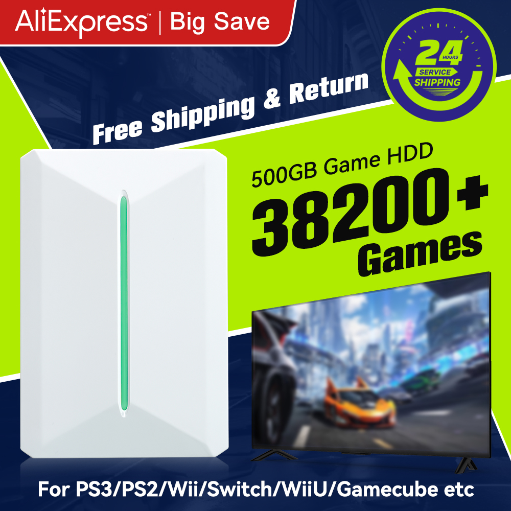 Gaming Console Windows - Retrobat & Playnite Retro-Spielekonsole 500 GB