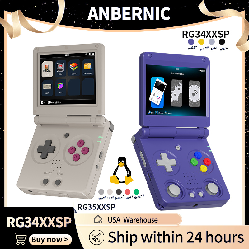 Anbernic RG34XXSP RG35XXSP Fli – Gaming Console For Sale Bewertung und Preis