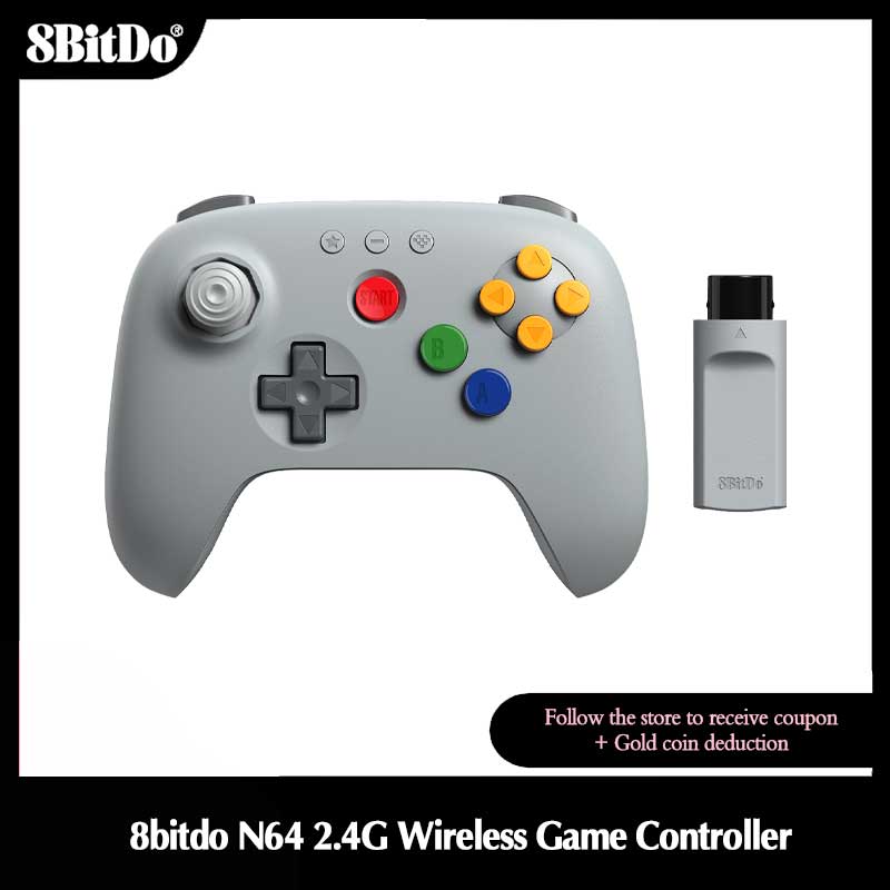 8BitDo N64 2.4G Wireless Gamin – Gaming Console Windows Bewertung und Preis