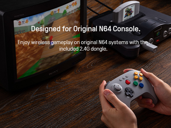 8BitDo N64 2.4G Wireless Gamin – Gaming Console Windows Bewertung und Preis
