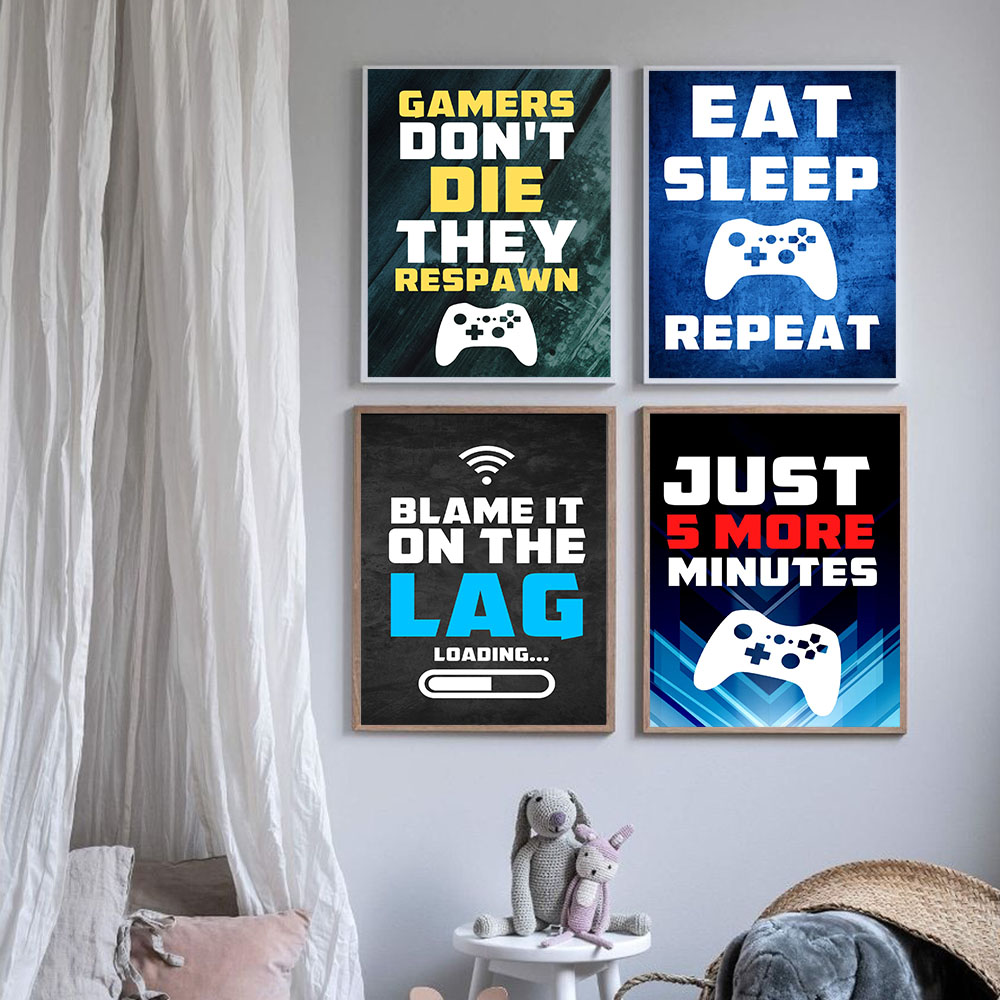 Gaming Zitate Kunst Malerei Ko – Gaming Console Picture Bewertung und Preis