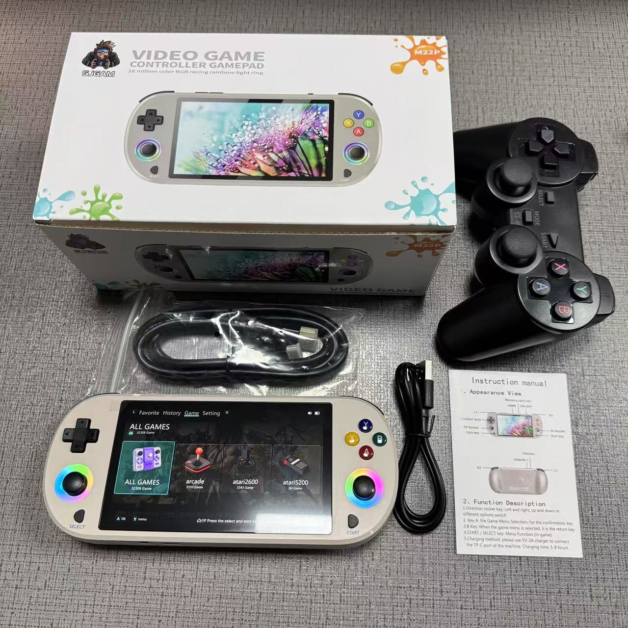 Neue 128GB M22 Pro Tragbare Re – Gaming Console Windows Bewertung und Preis