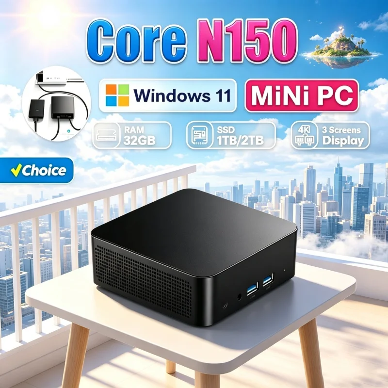 2026 Posh Core N150 MINI PC Wi – Gaming Console Windows Bewertung und Preis