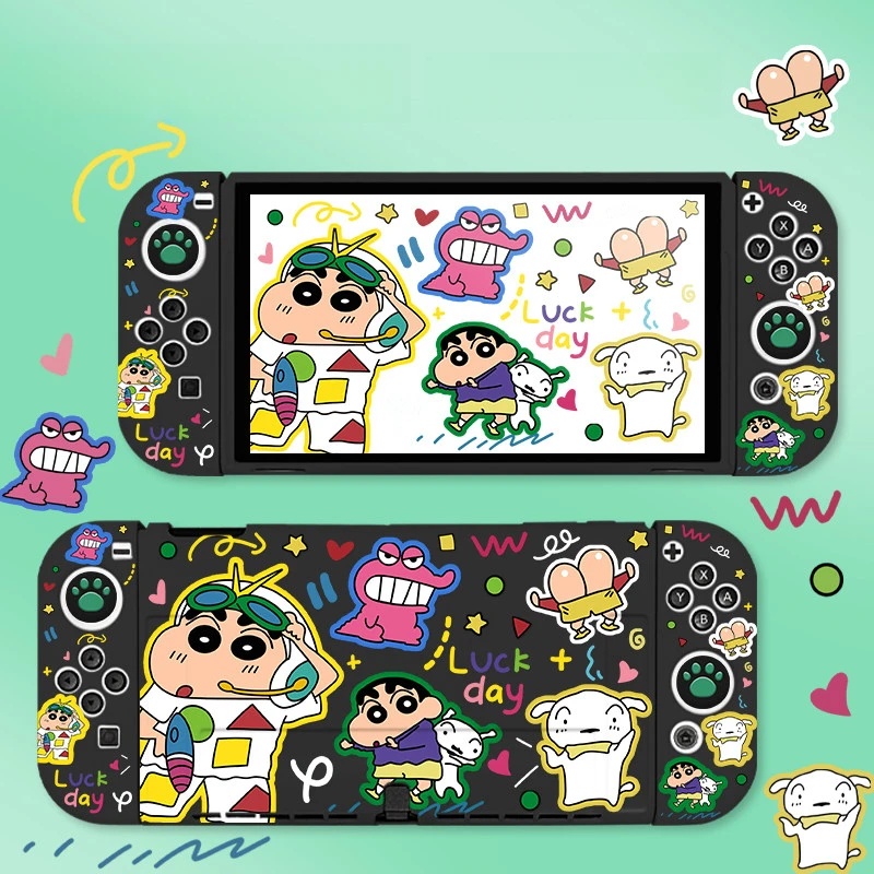 Kawaii Cartoon Crayon Shin-Cha – Gaming Console Nintendo Switch Oled Model Bewertung und Preis