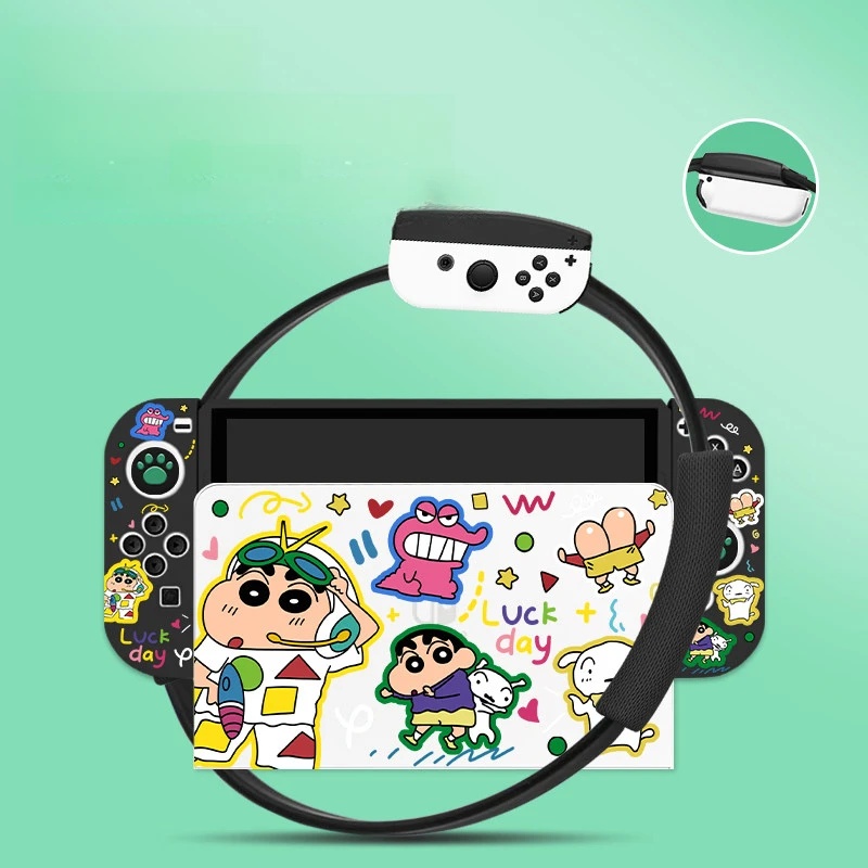 Kawaii Cartoon Crayon Shin-Cha – Gaming Console Nintendo Switch Oled Model Bewertung und Preis