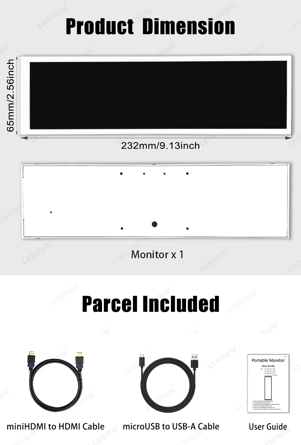 LESOWN 8,8 Zoll Mini-Stretched – Gaming Console Display Case Bewertung und Preis