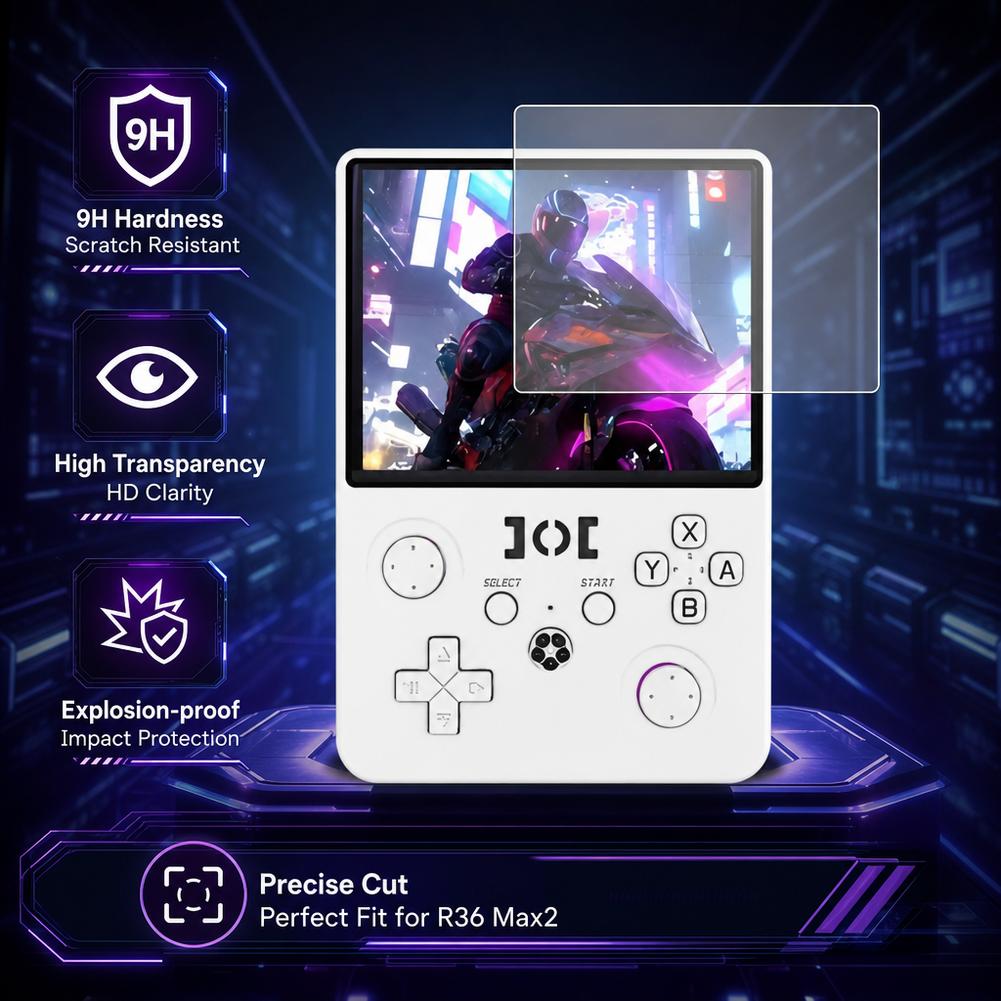 Gehärteter Glasbildschirmschut – Gaming Console R36 Max Bewertung und Preis