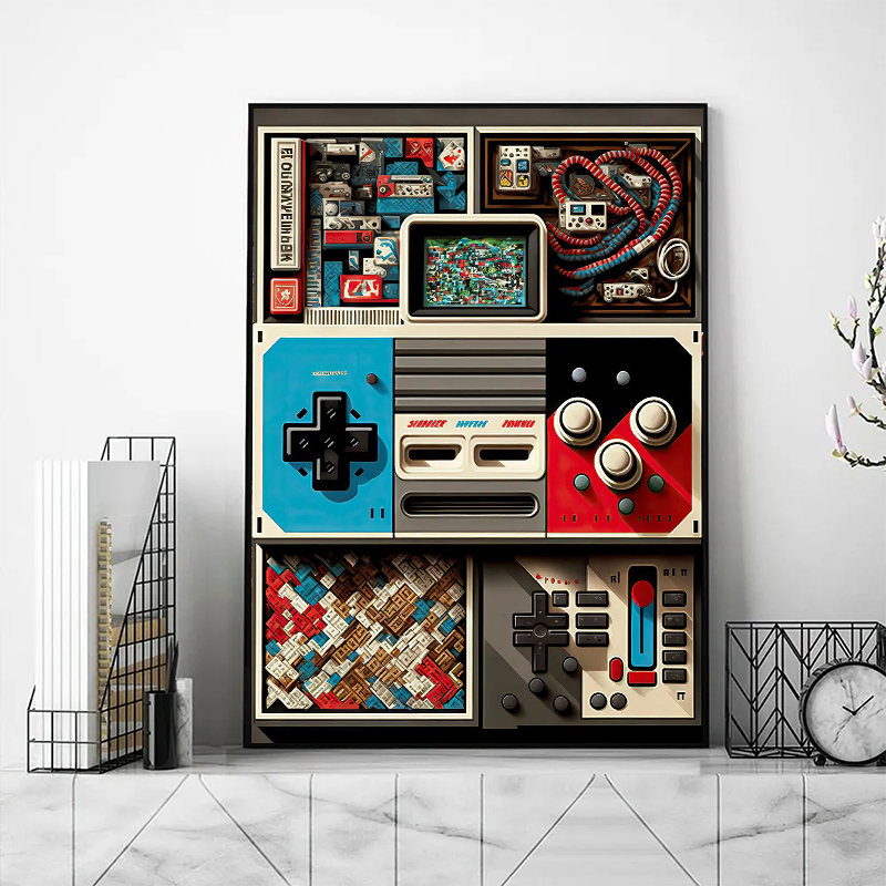 Hot Games Konsole Collage in P – Gaming Console Picture Bewertung und Preis