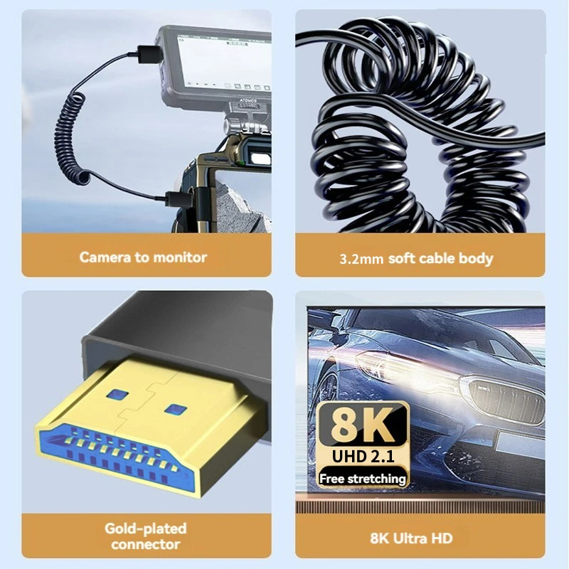 Ultradünnes tragbares 8K HDMI- – Hdmi Cable 2.1 Bewertung und Preis
