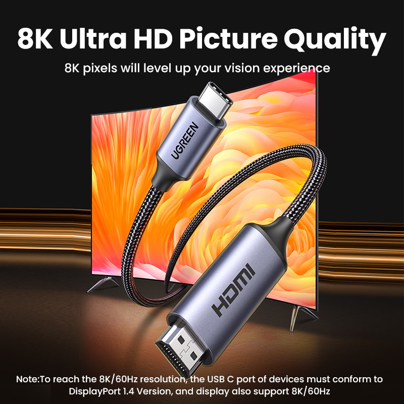 UGREEN USB C auf 4K 8K HDMI-ko – Hdmi Cable 2.1 Bewertung und Preis