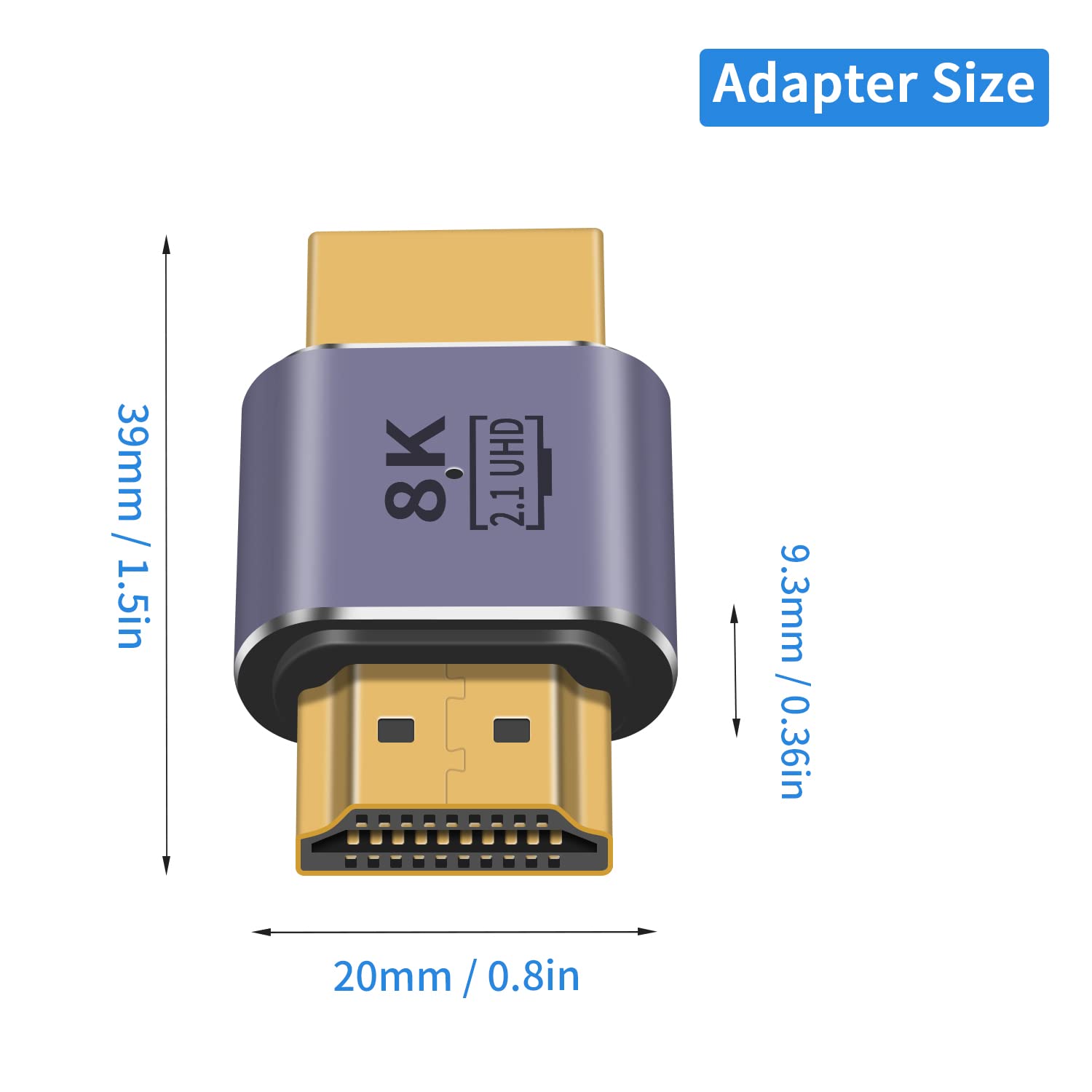 HDMI-Stecker-zu-Stecker-Adapte – Hdmi Cable 2.1 Bewertung und Preis
